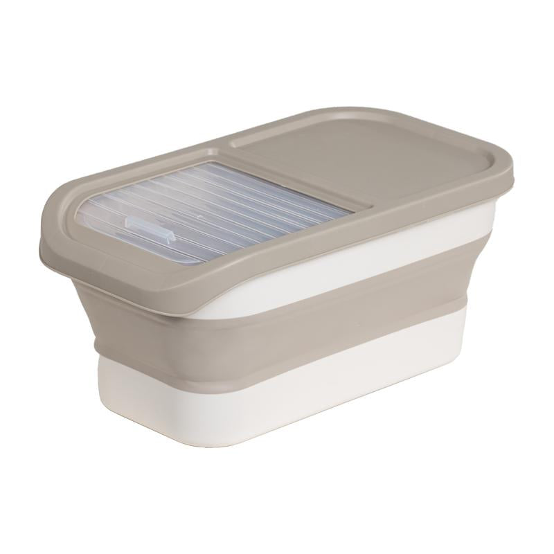 GOODSKY Dog Food Storage Container, Pet Food Storage Containers Dry Food for Dog, Cats and Other Pet, Collapsible Dog Food Container, Folding Pet Food Container with Lids