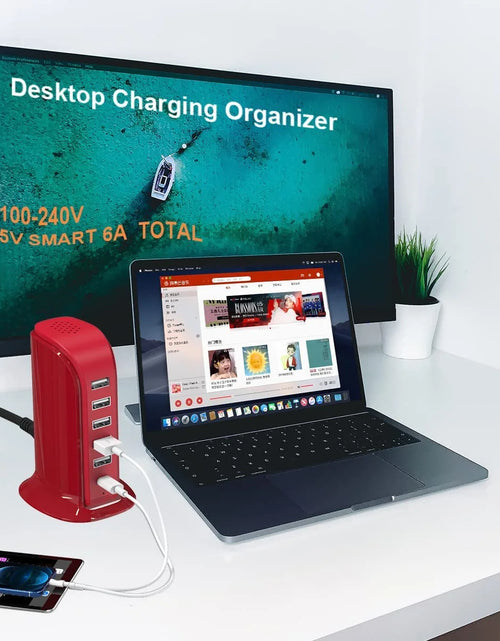 Load image into Gallery viewer, SHIHUALQ Overcurrent Protection Cell Phone Charging Station
