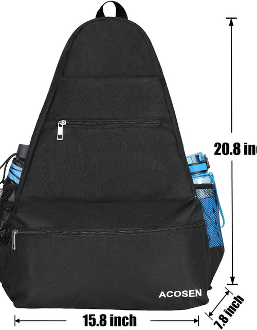 Load image into Gallery viewer, Tennis Bag Tennis Backpack - Large Tennis Bags for Women and Men to Hold Tennis Racket,Pickleball Paddles, Badminton Racquet, Squash Racquet,Balls and Other Accessories
