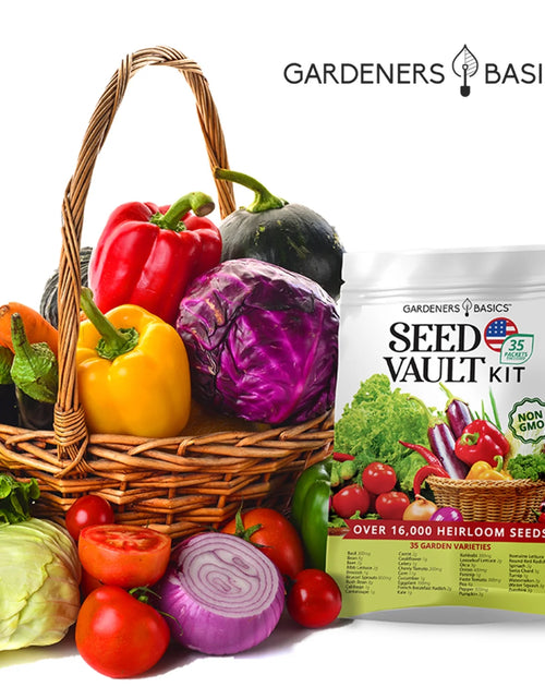 Load image into Gallery viewer, Vegetable Seed Vault Kit | 35 Variety Pack
