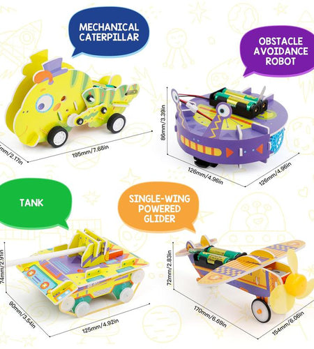 STEM Kits for Kids , STEM Toys for Boys, Science Experiments Robotics Engineering Projects Crafts Robot Building Activities for 6 7 8 9 10 11 12 13 14 Year Old Boys