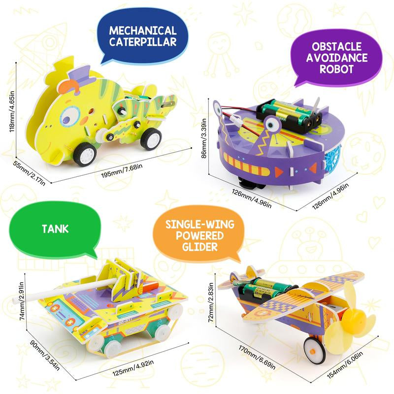 STEM Kits for Kids , STEM Toys for Boys, Science Experiments Robotics Engineering Projects Crafts Robot Building Activities for 6 7 8 9 10 11 12 13 14 Year Old Boys