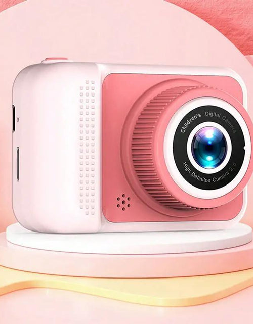 Load image into Gallery viewer, 1080P Mini Dual Lens Digital Camera for Summer, 2000W Front &amp; Rear Dual Compact Camera with Eye Protective Screen, Digital Camera, Anti-Fall High Definition Digital Cameras, Portable Digital Cameras for Video Shooting, Camera for Vlogging
