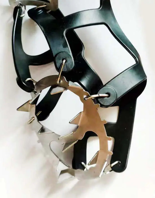 Load image into Gallery viewer, Ice Cleats with 18 Steel Teeth for Outdoor Activities
