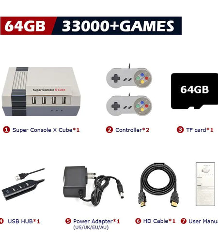 KINHANK Super Console X Cube - 117K Games & Emulators