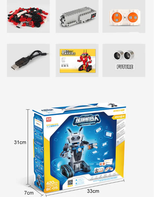 Load image into Gallery viewer, Smart Programming Building Block Robot Educational Toy
