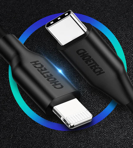 CHOETECH 2m USB-C to Lightning MFi Certified Cable