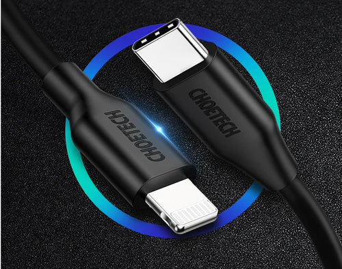 Load image into Gallery viewer, CHOETECH 2m USB-C to Lightning MFi Certified Cable
