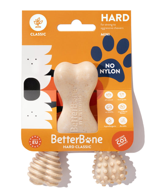Load image into Gallery viewer, BetterBone HARD DURABLE CHEW TOY: Naturally Derived Ingredients, eco-friendly, and for the toughest chewers!
