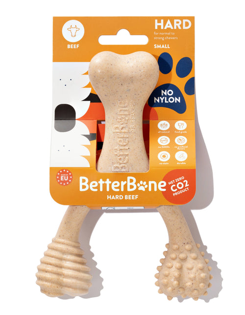 Load image into Gallery viewer, BetterBone HARD DURABLE CHEW TOY: Naturally Derived Ingredients, eco-friendly, and for the toughest chewers!

