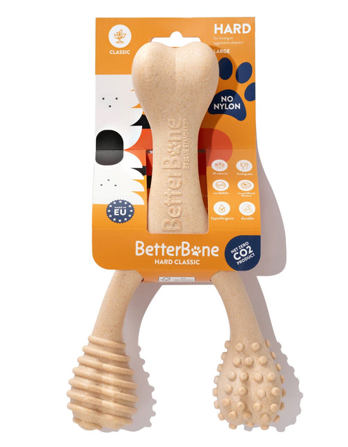 Load image into Gallery viewer, BetterBone HARD DURABLE CHEW TOY: Naturally Derived Ingredients, eco-friendly, and for the toughest chewers!
