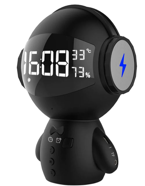 Load image into Gallery viewer, Speaker Robot Alarm Clock Mini Speaker
