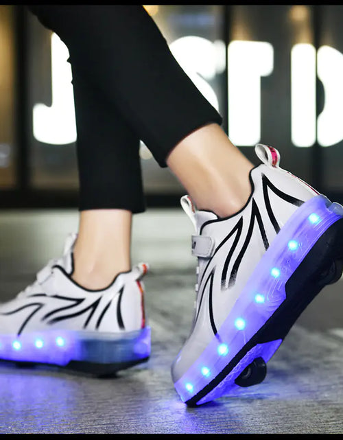 Load image into Gallery viewer, Colorful LED Skating Shoes for Men, Women, and Kids

