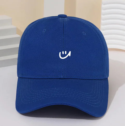 Load image into Gallery viewer, Vibes Baseball Cap with Smiley Face Design (One Piece)
