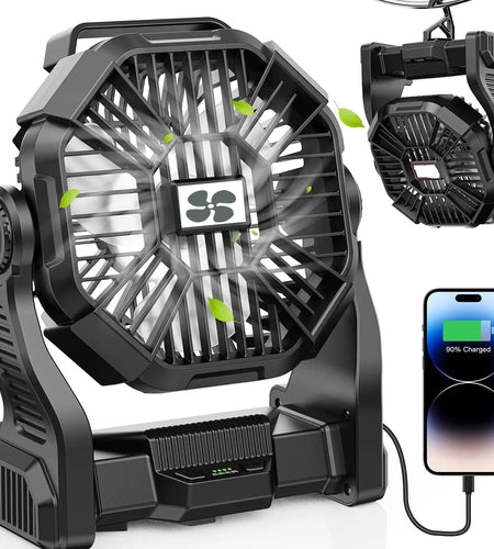 Portable Outdoor Rechargeable Camping Fan