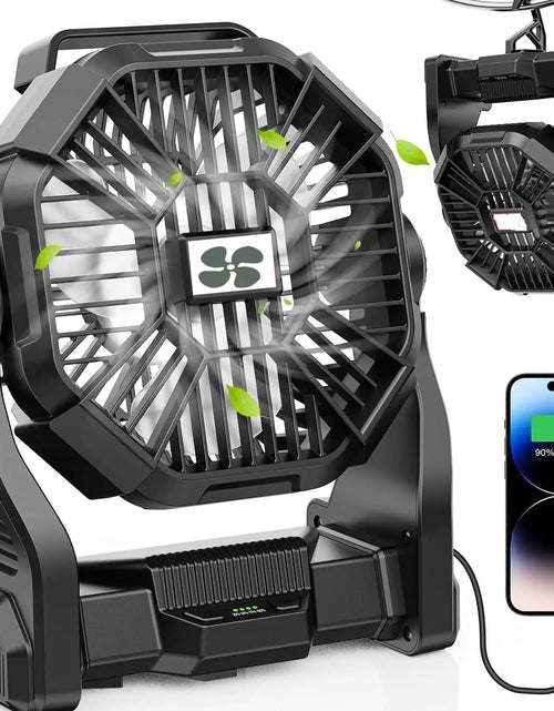 Load image into Gallery viewer, Portable Outdoor Rechargeable Camping Fan
