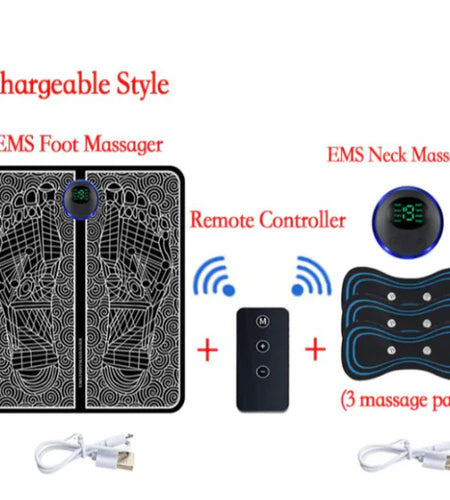EMS Smart Foot Pad and Mini Massager