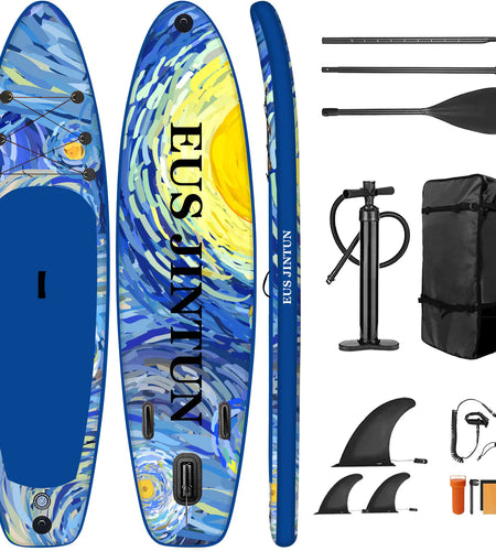 Inflatable Paddle Board for Outdoor Yoga & Surfing