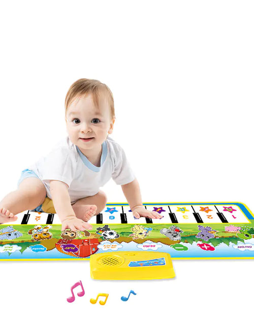 Load image into Gallery viewer, Multifunctional Music Piano Mat for Kids, Green
