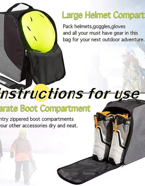 Load image into Gallery viewer, Large Capacity Waterproof Ski Gear Bag with Oxford Fabric
