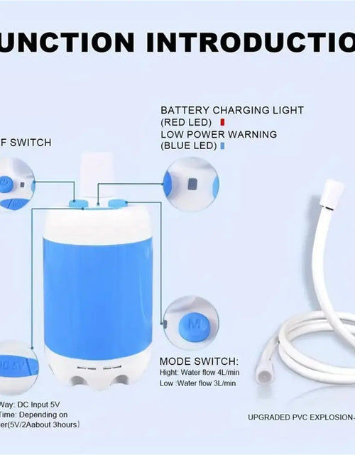 Load image into Gallery viewer, Portable Outdoor Camping Shower
