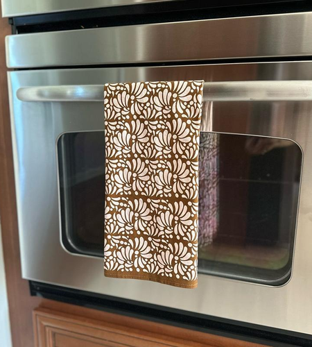 Set of 2 Hand Kitchen Towel with Talavera Desing. Talavera Kitchen Towels. Latin Kitchen Towels for Hispanic, Latin, Mexican Kitchen Decor.