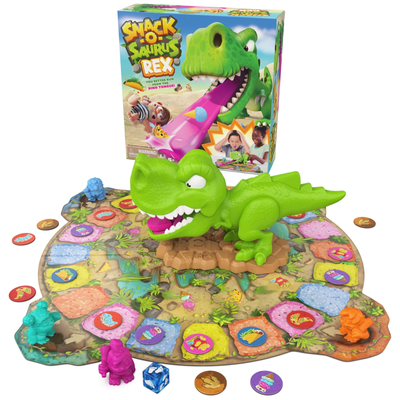 Snack-O-Saurus Rex Board Game for Dinosaur Fans Kids Game