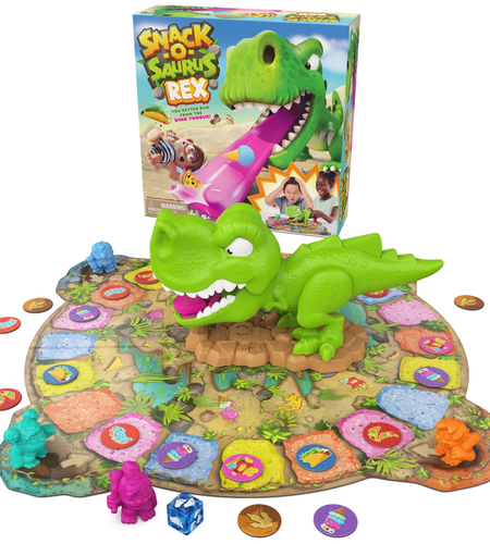 Snack-O-Saurus Rex Board Game for Dinosaur Fans Kids Game