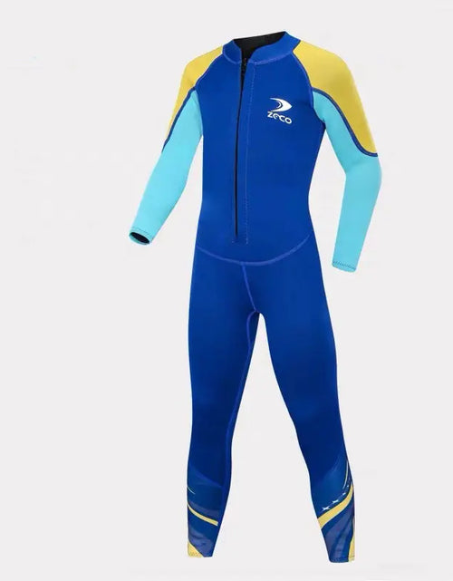 Load image into Gallery viewer, Boys' Thickened Long Sleeve Sunscreen Surf Suit
