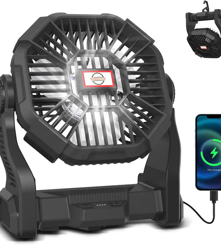 Portable Outdoor Rechargeable Camping Fan