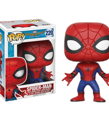 Funko Pop Avengers Iron Man Spider-Man Figures 220 & 222