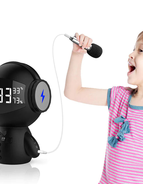 Load image into Gallery viewer, Speaker Robot Alarm Clock Mini Speaker

