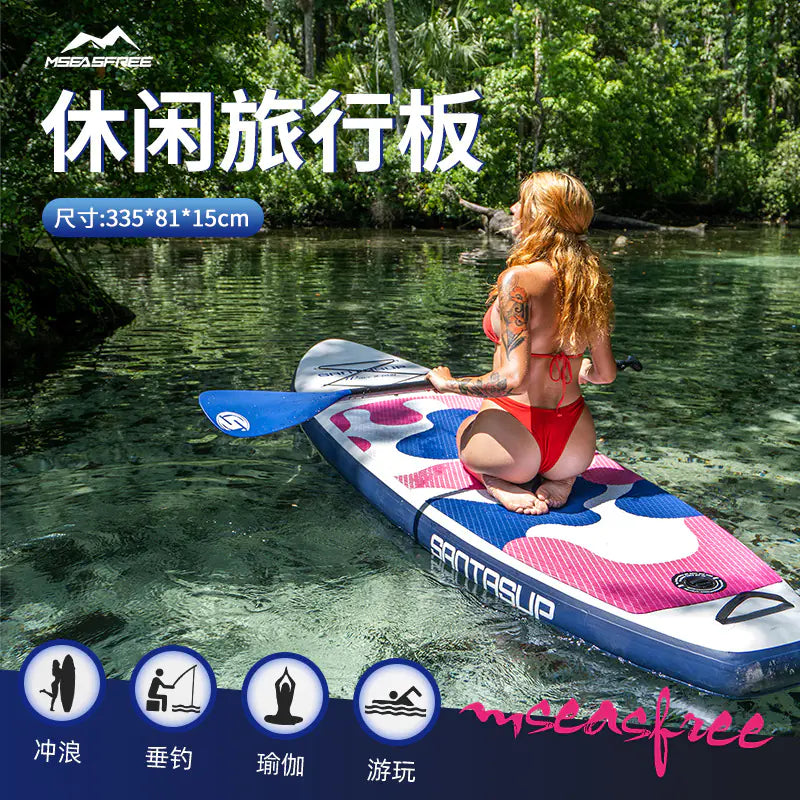 Inflatable SUP Paddle Board for Beginners (Surfing)