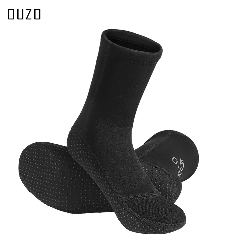 3mm OUZO Neoprene Socks for Swimming and Surfing