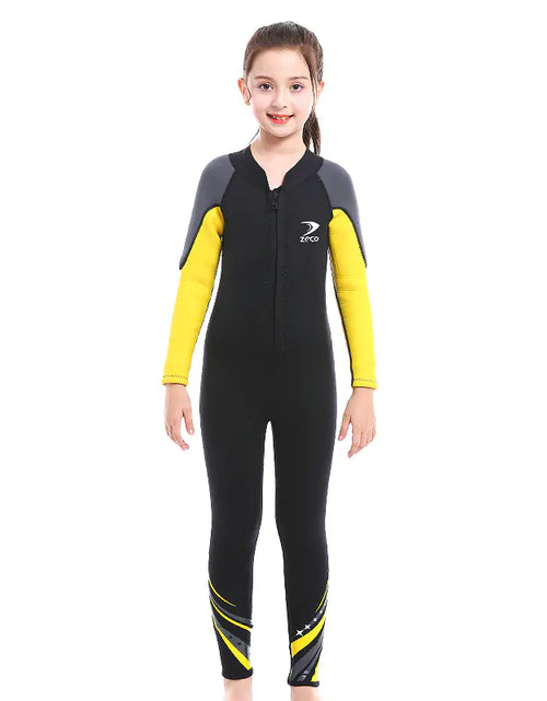 Load image into Gallery viewer, Boys' Thickened Long Sleeve Sunscreen Surf Suit
