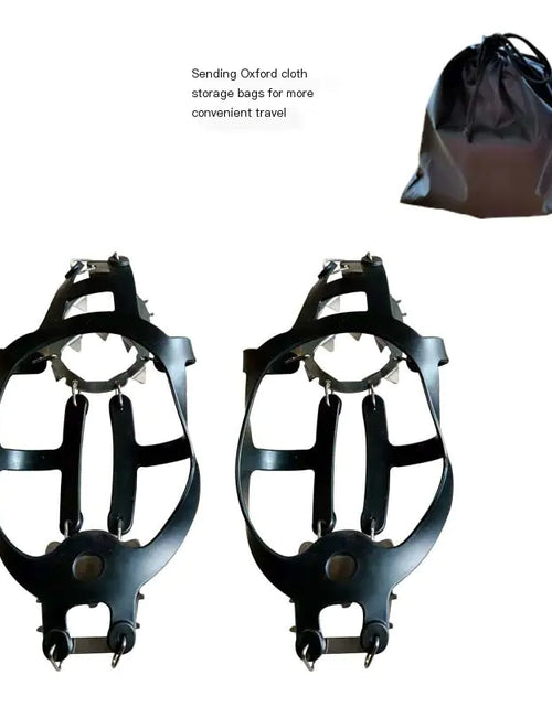 Load image into Gallery viewer, Ice Cleats with 18 Steel Teeth for Outdoor Activities
