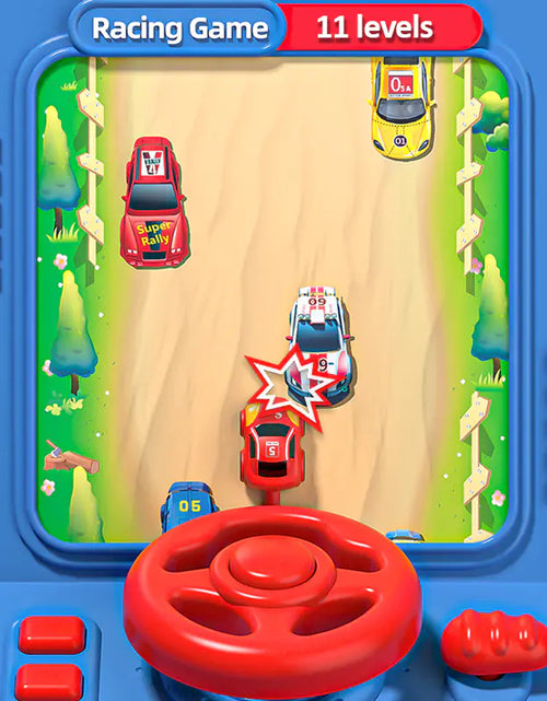 Load image into Gallery viewer, Children's Electric Racing Game Console for Boys
