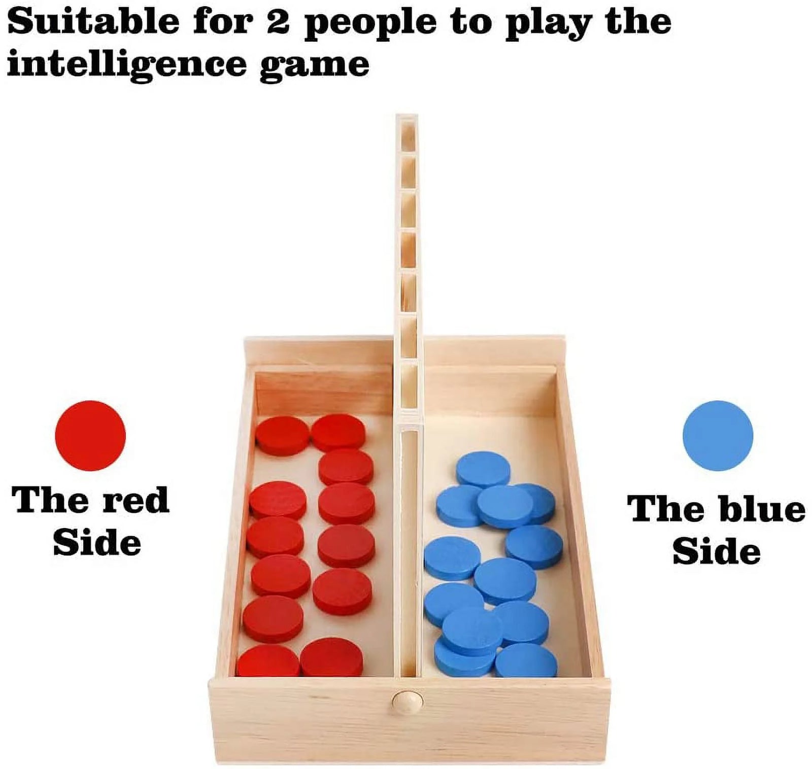 Wooden 4 in a Row Board Games Line up 4 Connect Games for Travel Board Games Foldable Classic Family Fun Toy for Kids and Adults
