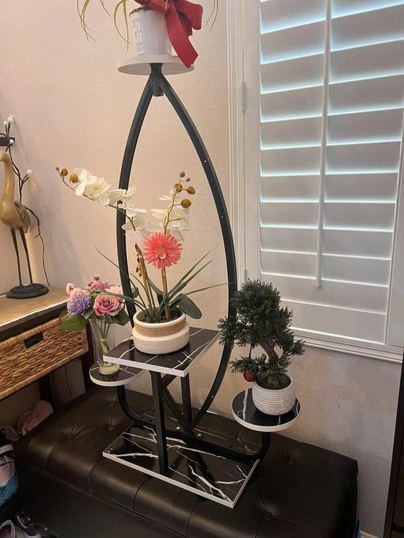 Stylish Lotus Shape Plant Stand Indoor Tall Plant Shelf Metal Tiered Hanging Shelf, Wedding Flower Stands, Indoor Plant Stand, Wedding Decor, Home Decor Organiser Rack