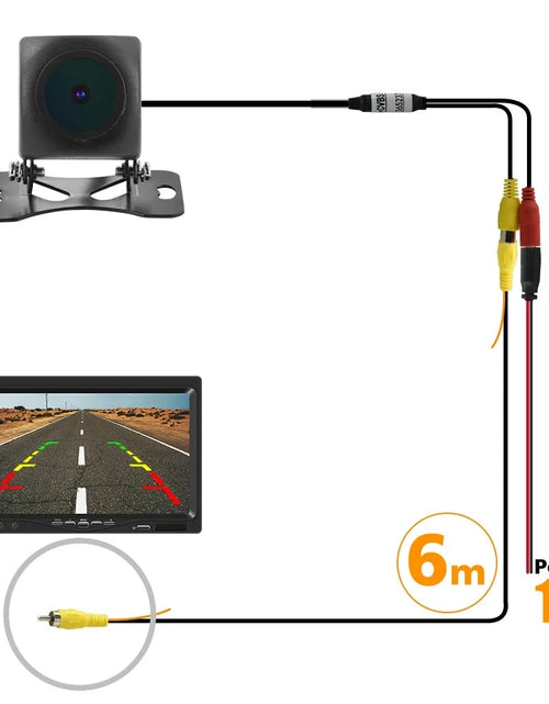 Load image into Gallery viewer, 5V 12V Wide Angle HD Car Rearview Camera Rear View Video Vehicle Camera Backup Reverse Camera Night Vision Parking Camera
