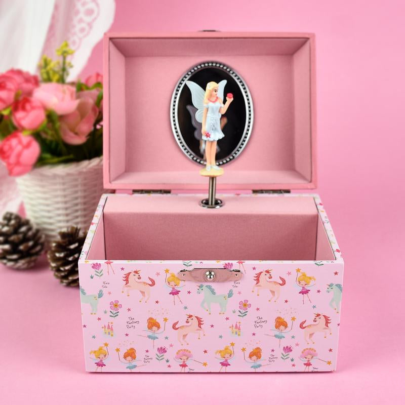 Musical Jewelry Box，Organize，Gift for Girls Children Girlfriend Mom，Room Decor，Ballerinas，Unicorn，Birthday，Valentine'S Day, Thanksgiving, Halloween，Christmas