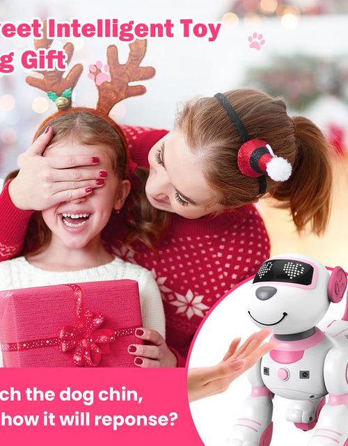 Load image into Gallery viewer, Robot Dog Toys for Girls Toys Interactive Robot Toy Followme Robot for Kids 5-7 Intelligent Remote Control Dog with Sing Dance AI Robotics for Kids Age 3 4 5 6 7 Chrismas Birthday Gifts Remote Control Remote Control Racing Car Sensor Music
