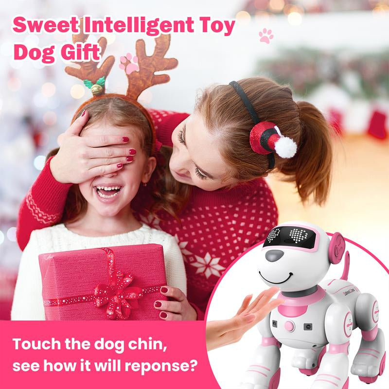 Robot Dog Toys for Girls Toys Interactive Robot Toy Followme Robot for Kids 5-7 Intelligent Remote Control Dog with Sing Dance AI Robotics for Kids Age 3 4 5 6 7 Chrismas Birthday Gifts Remote Control Remote Control Racing Car Sensor Music
