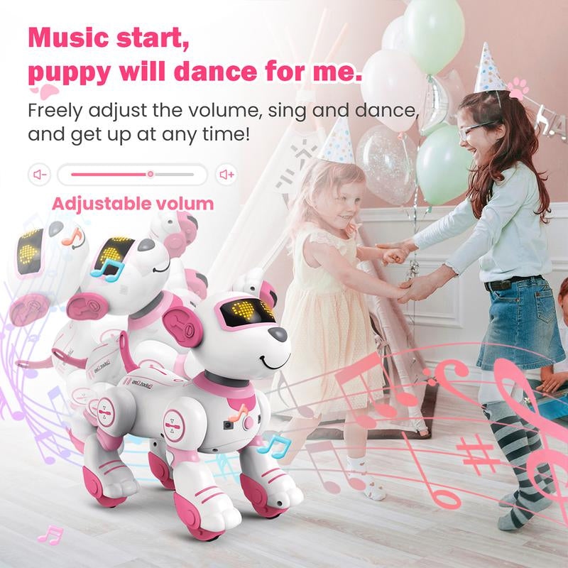Robot Dog Toys for Girls Toys Interactive Robot Toy Followme Robot for Kids 5-7 Intelligent Remote Control Dog with Sing Dance AI Robotics for Kids Age 3 4 5 6 7 Chrismas Birthday Gifts Remote Control Remote Control Racing Car Sensor Music