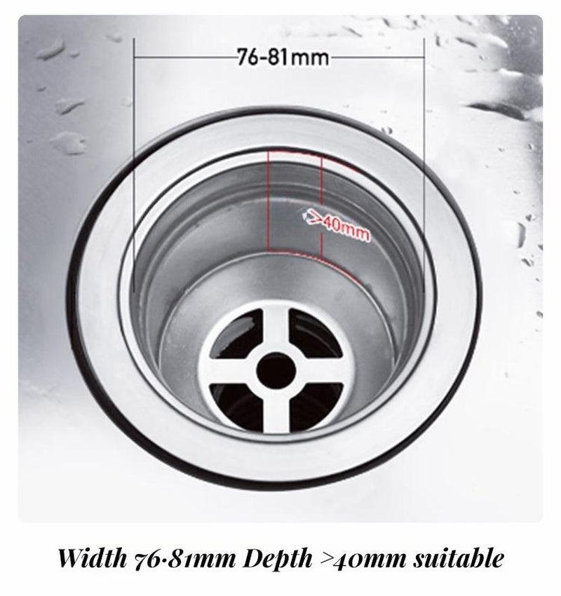 Upgraded 3 in 1 Kitchen Sink Drain Strainer - Stopper Set, Stainless Steel Kitchen Sink Stopper, Pop up Anti-Clogging Sink Strainer Basket Filter for US Standard 3-1/2 Inch Kitchen Drain