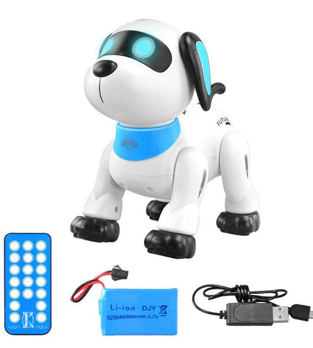 Voice Programming Stunt Dog ,USB Rechargeable Electick RC Robotics Pets,Rc Dog,Toy for Kids 4/5/6/7/8 Years Robot Walkers Remote Control Robot Dogs Sound Boys Girls Educational New Load