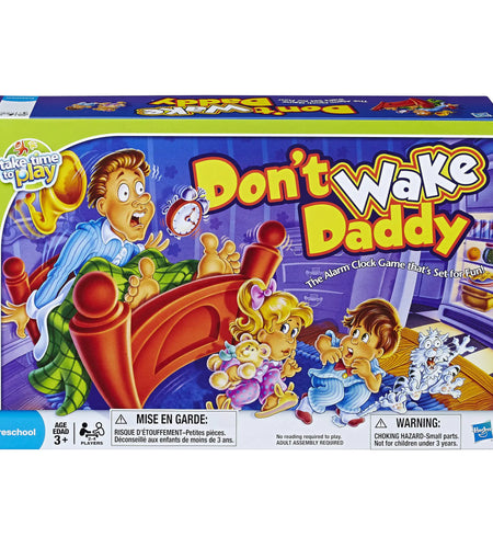 Hasbro Gaming Dont Wake Daddy Game | Preschool Board Games for Kids | 2-4 Players for Boys & Girls | Ages 3+ (Amazon Exclusive)