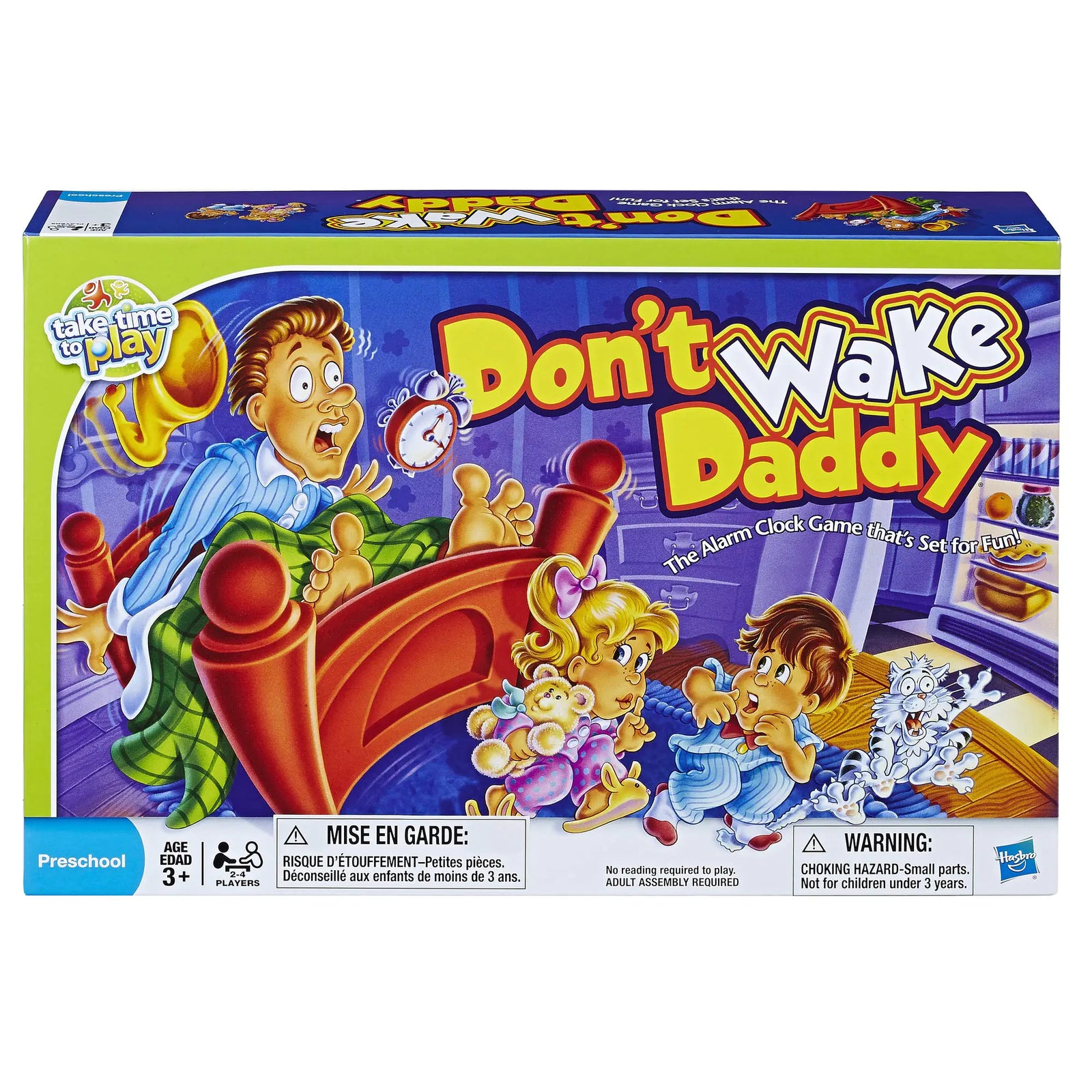 Hasbro Gaming Dont Wake Daddy Game | Preschool Board Games for Kids | 2-4 Players for Boys & Girls | Ages 3+ (Amazon Exclusive)