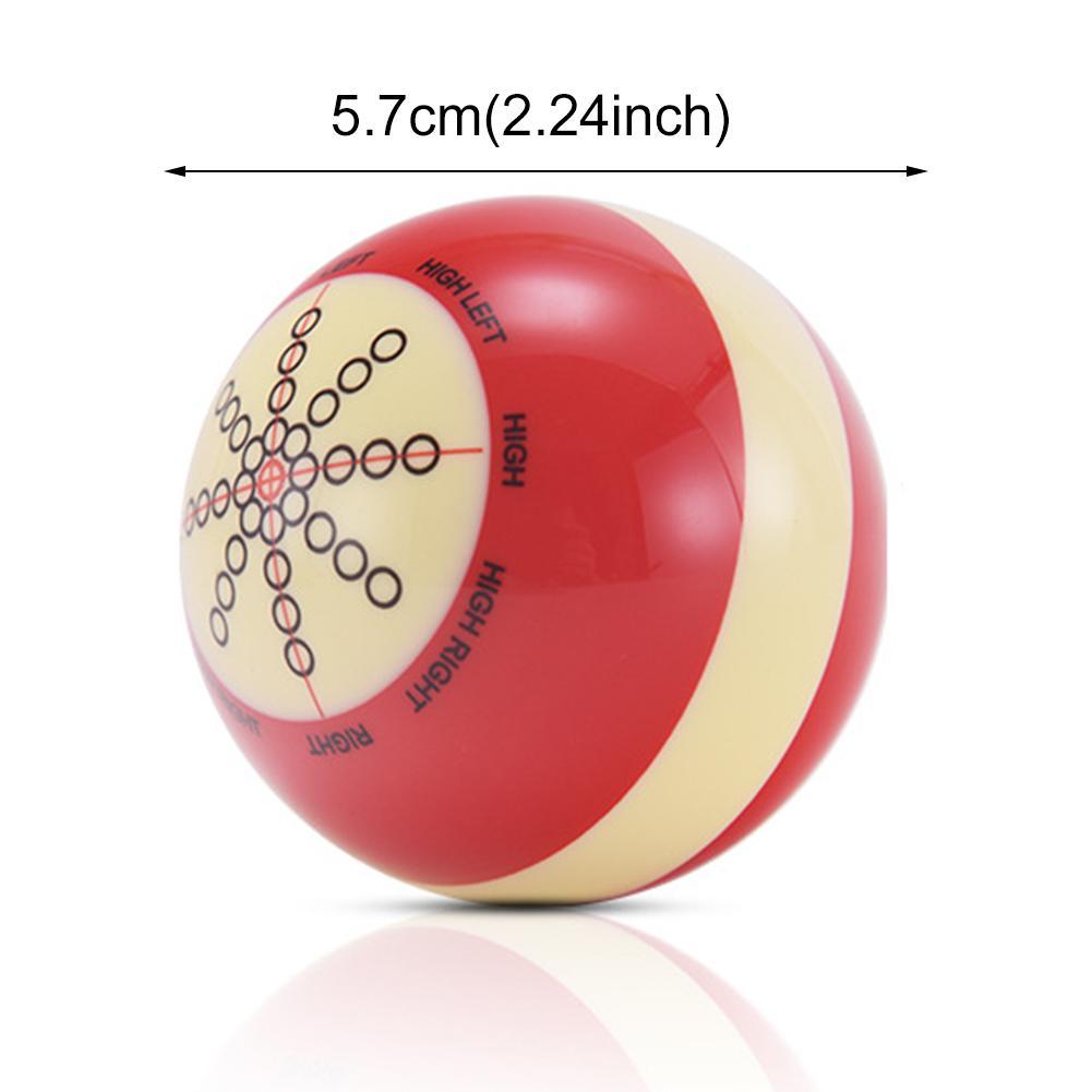 Red Training Cue Ball for Pool Games