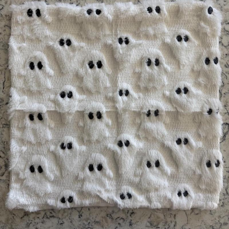 Ghost Pillow Cover - Soft and Cozy Cushion Cover for Home Decor
